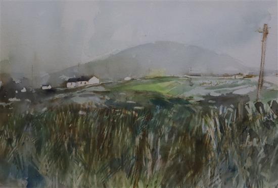 James Douglas, watercolour, Connemara landscape, signed and dated 1992, 29 x 41cm and a watercolour